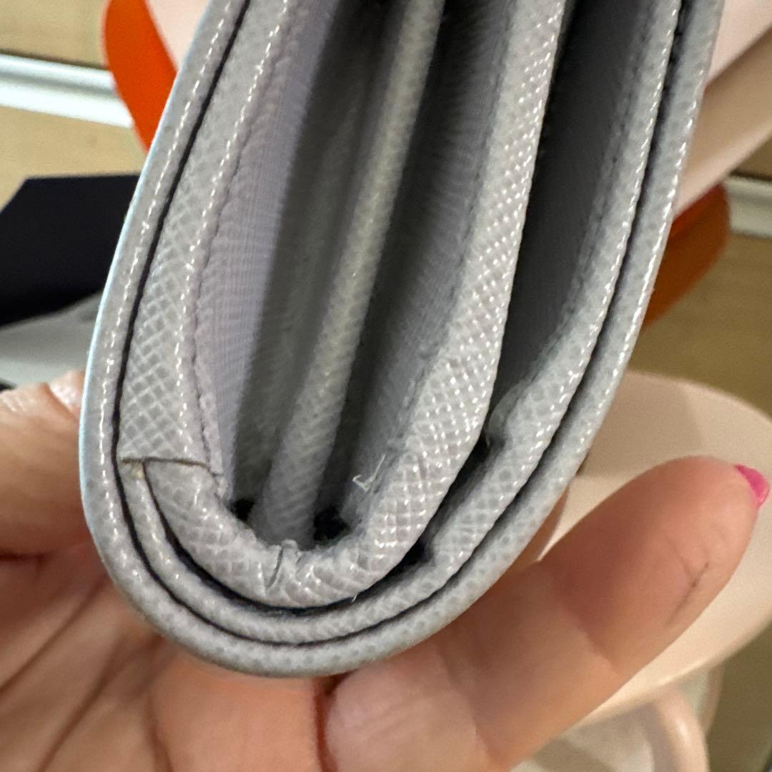専用　PRADA サフィアーノマルチカラー二つ折財布 美品　付属品完品