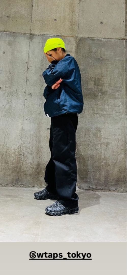 WTAPS ダブルタップス 251MADT-HT01 ニット帽 イエロー