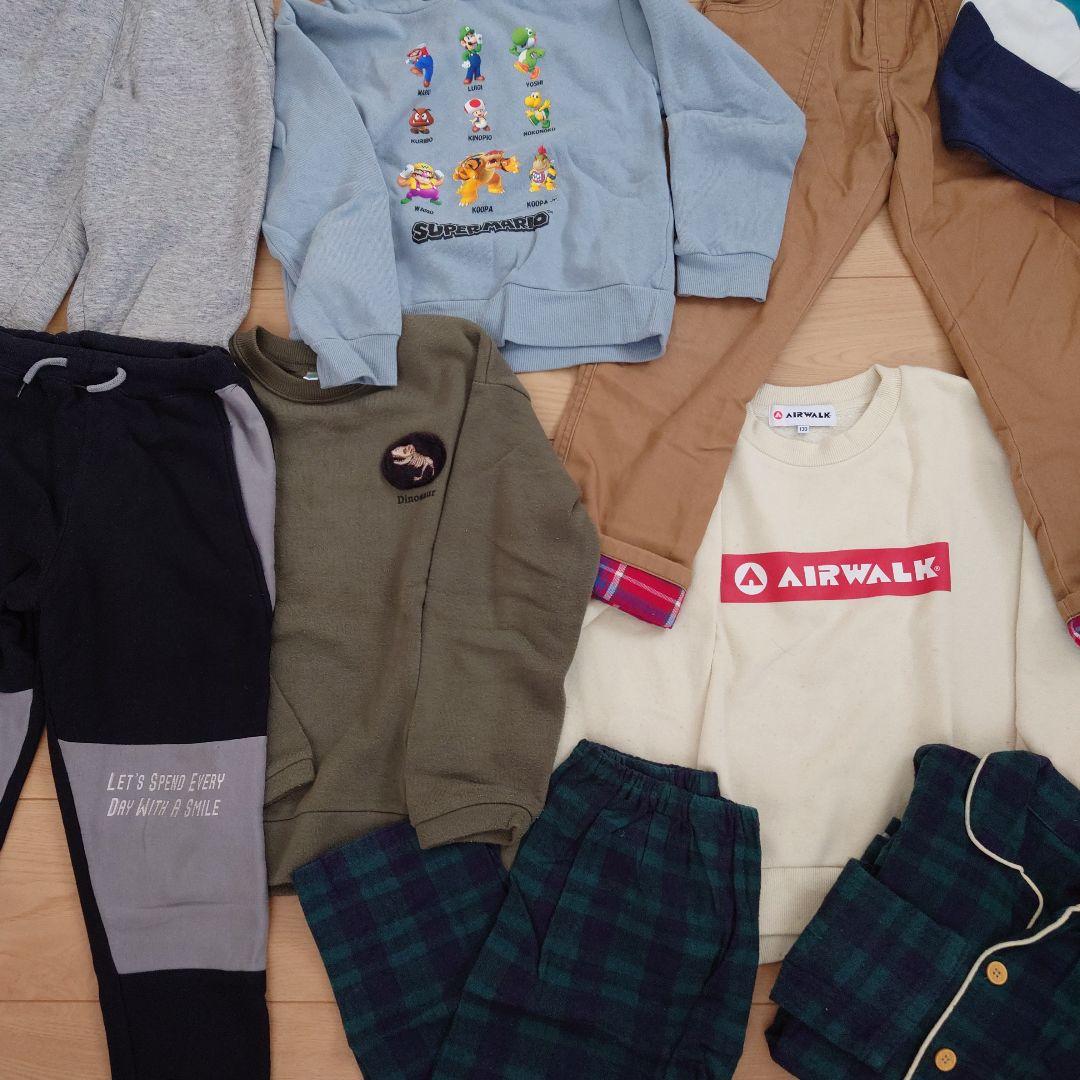 秋冬物　130センチ　男の子キッズ服セット　裏起毛　まとめ売り　アウター　子ども