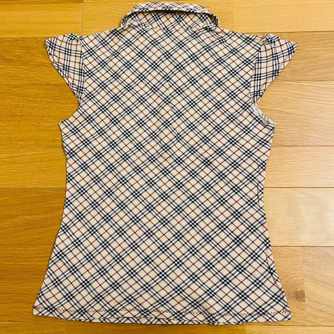 BURBERRY チェック柄 ノースリーブ　シャツ 38