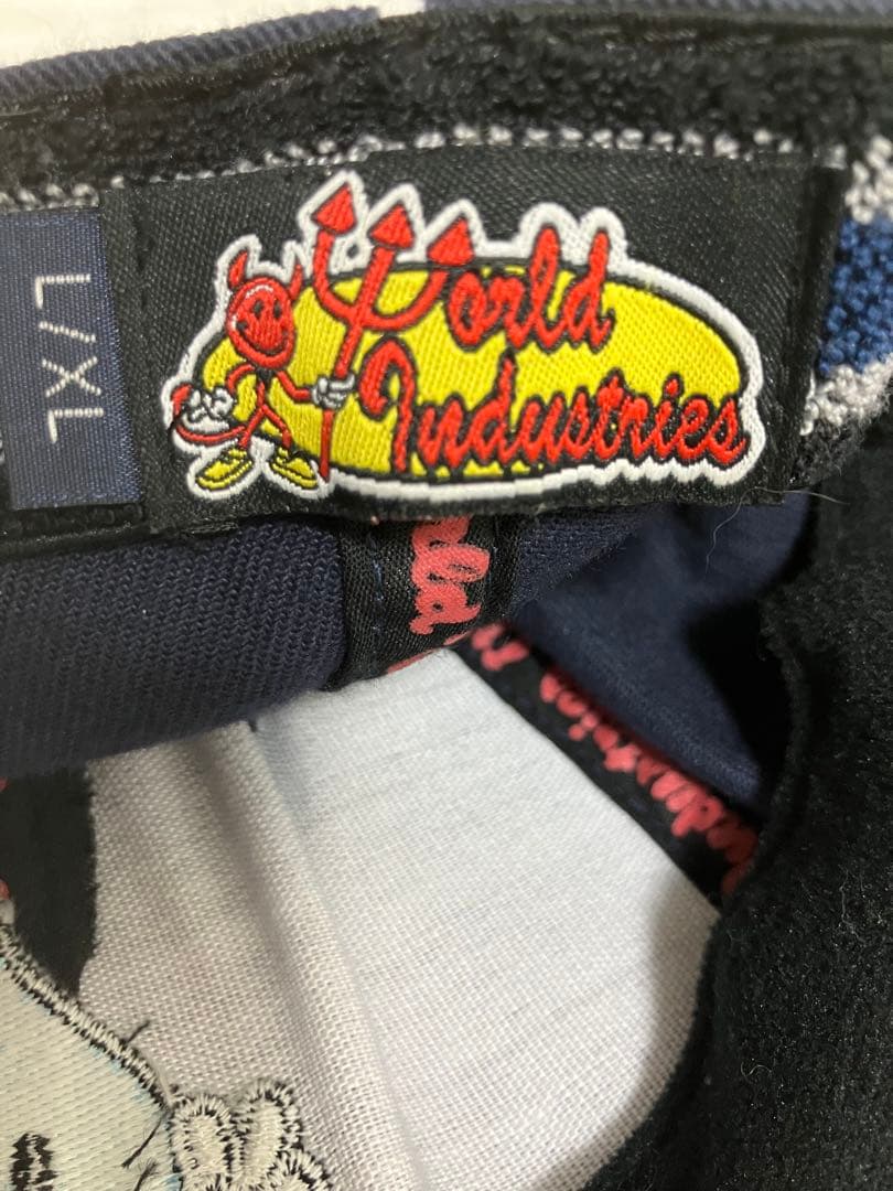 超希少 90s world industries キャップ