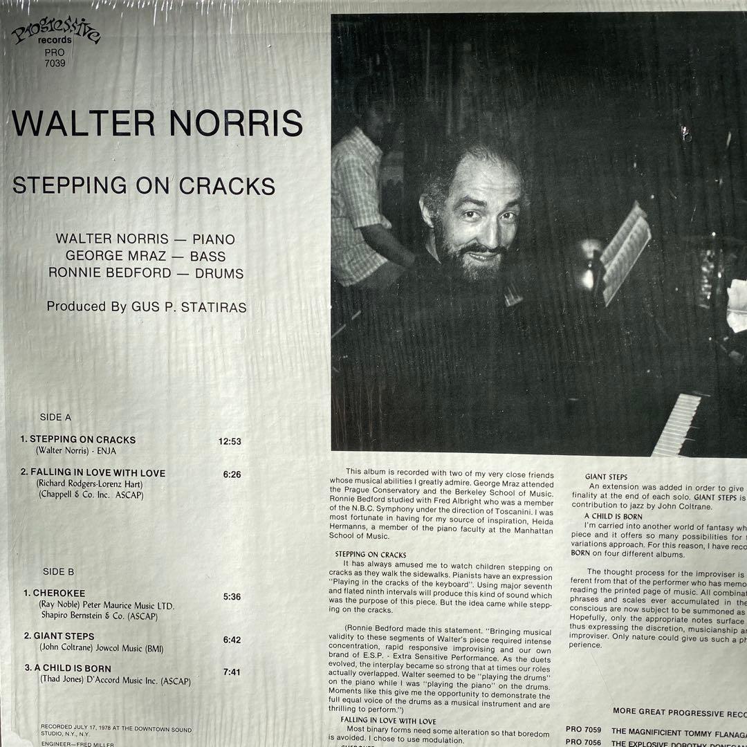 洋楽 Walter Norris Stepping On Cracks