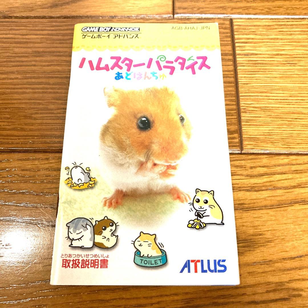 Nintendo ゲームボーイアドバンス ゲームソフトハムスターパラダイス 希少