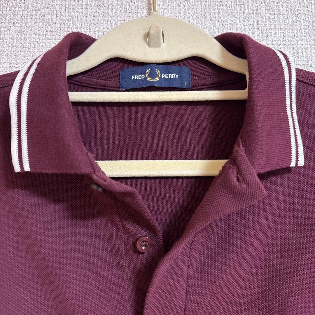 極美品-FRED PERRY半袖ポロシャツ S