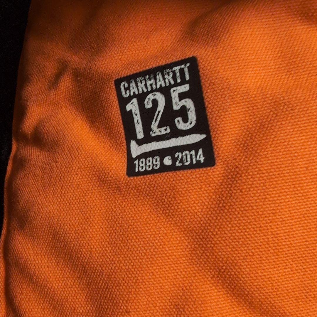 Carhartt アクティブジャケット J140オレンジ 125周年限定　刻印