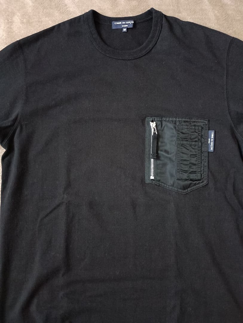 コムデギャルソンオム　zip pocket tee