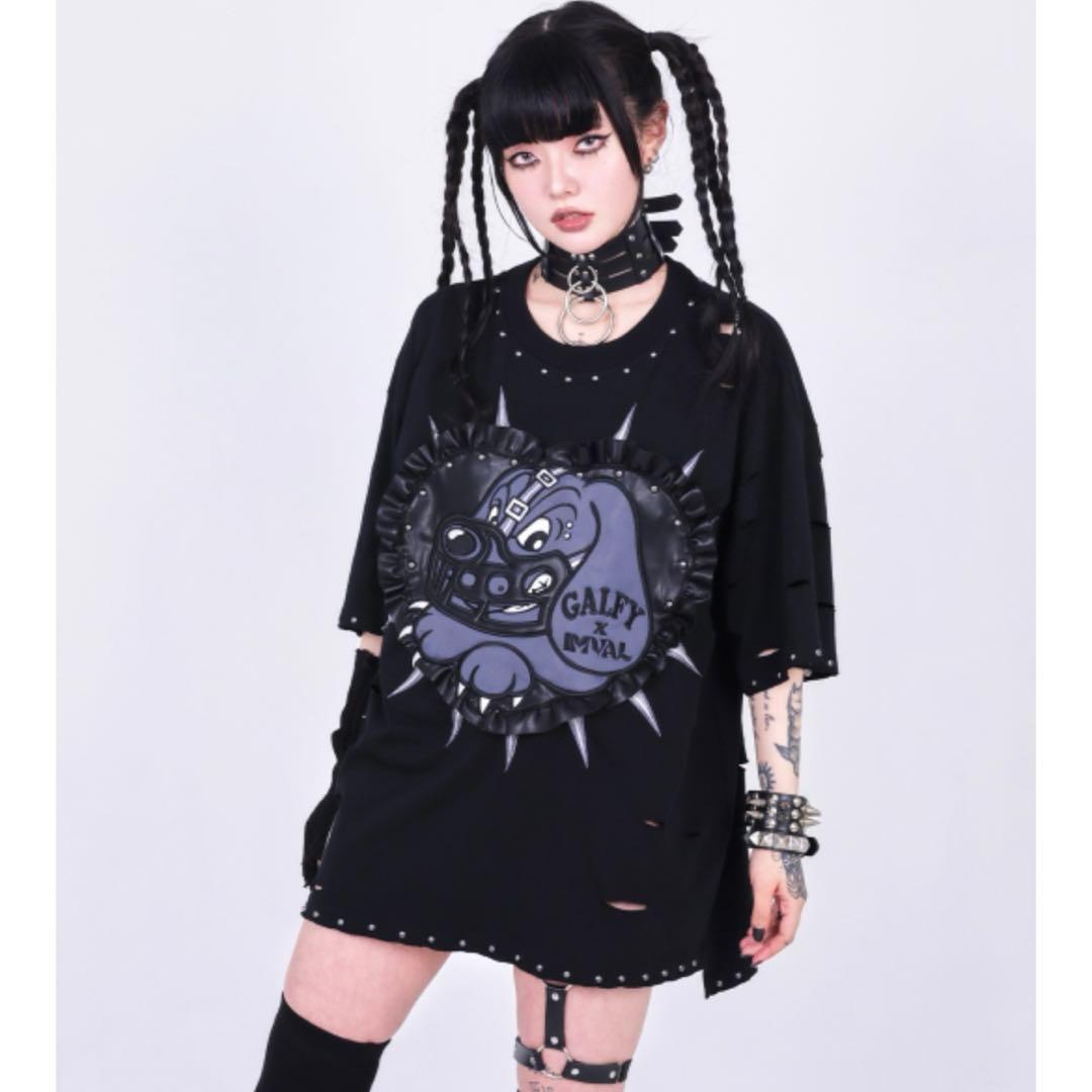 【本日限定】IMVAL×GALFY / Bondage Dog TEE ブラック