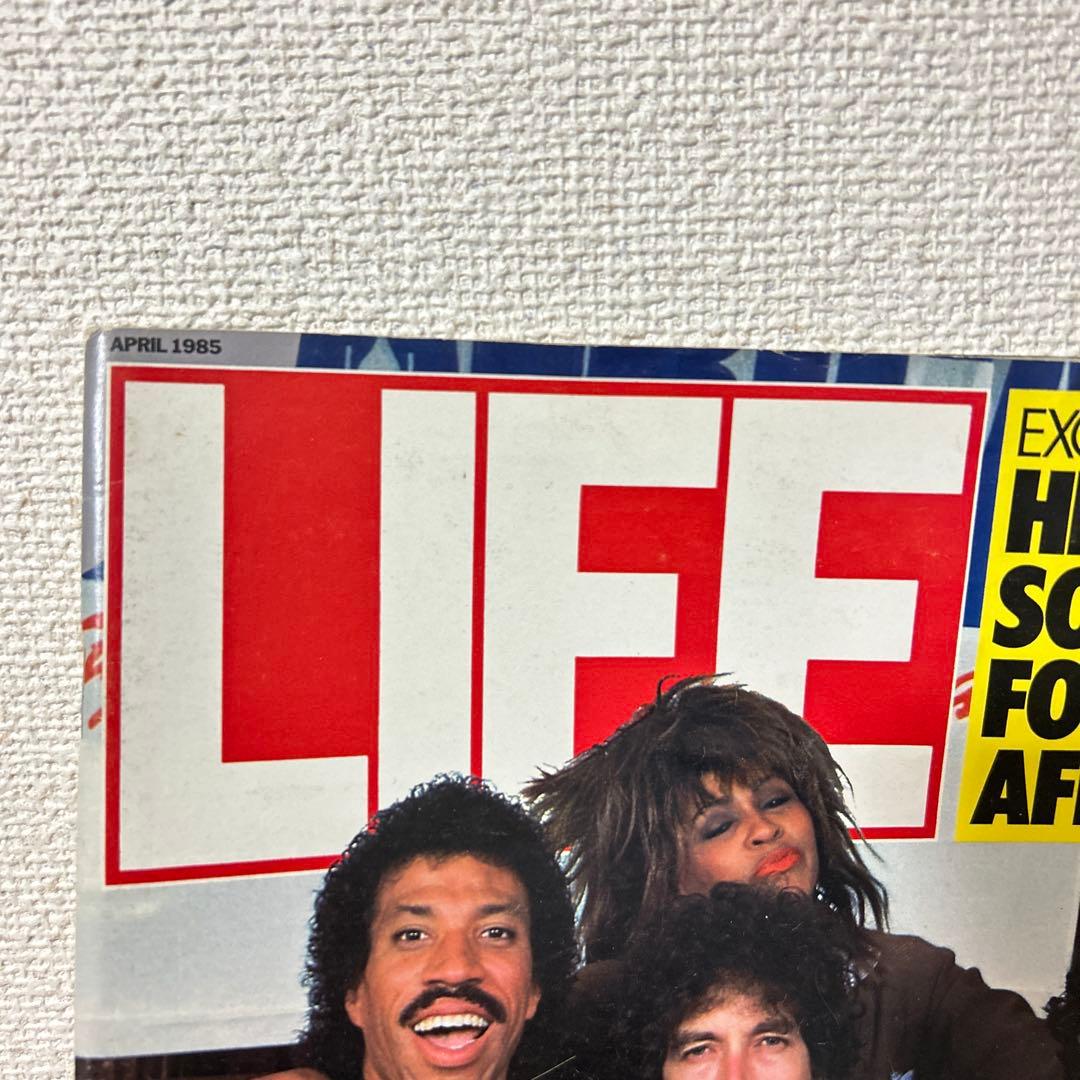 貴重⭐️1985年（昭和60年）雑誌ライフ　マイケルジャクソン他豪華メンバー表紙