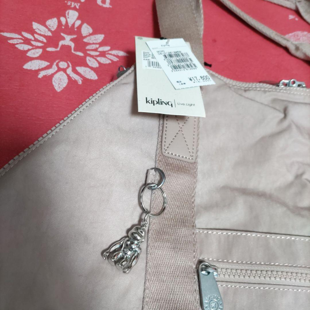 新品　Kipling ボストンバッグ　Mild Rose