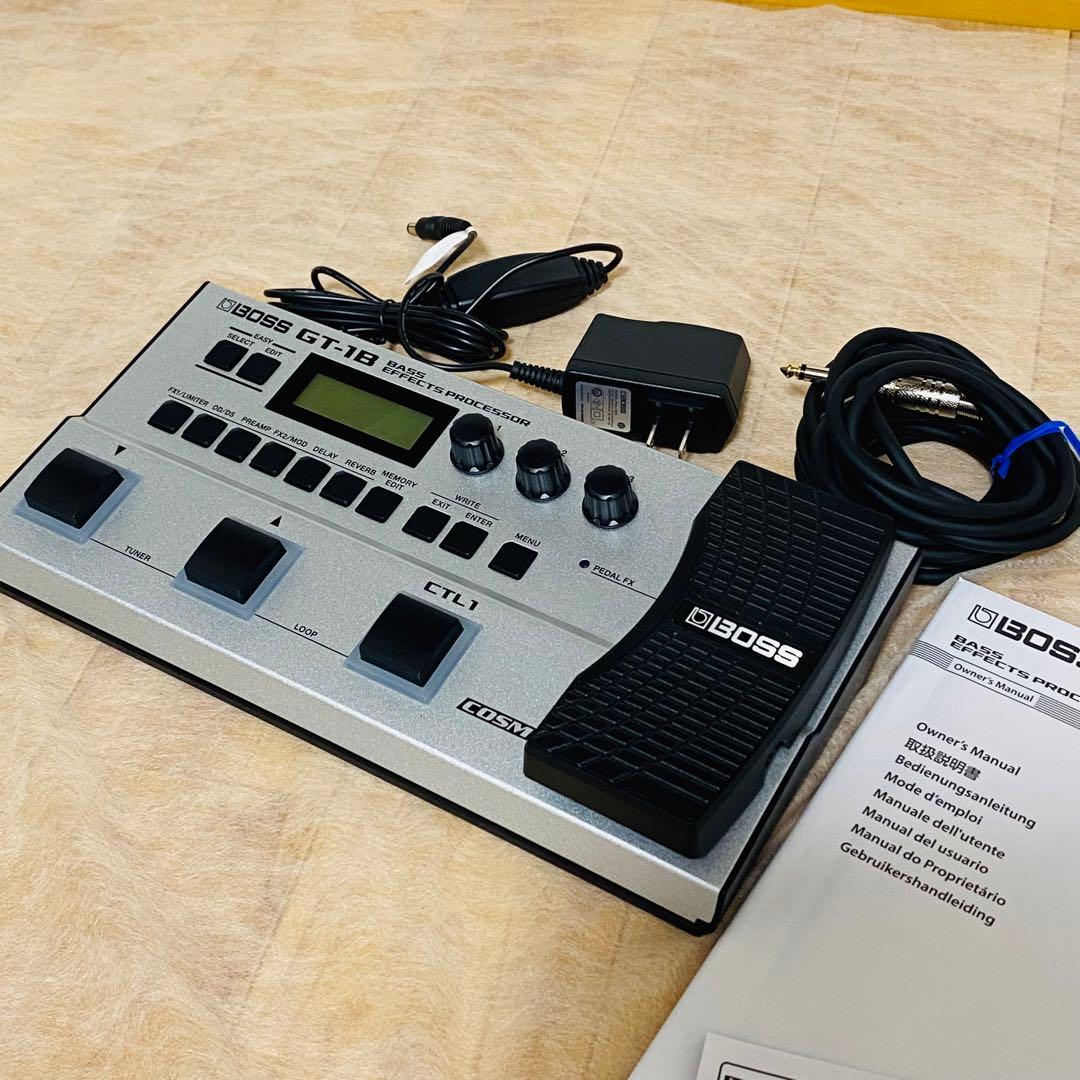 極美品・付属品多数✨ BOSS GT-1B ベースエフェクター シールド付