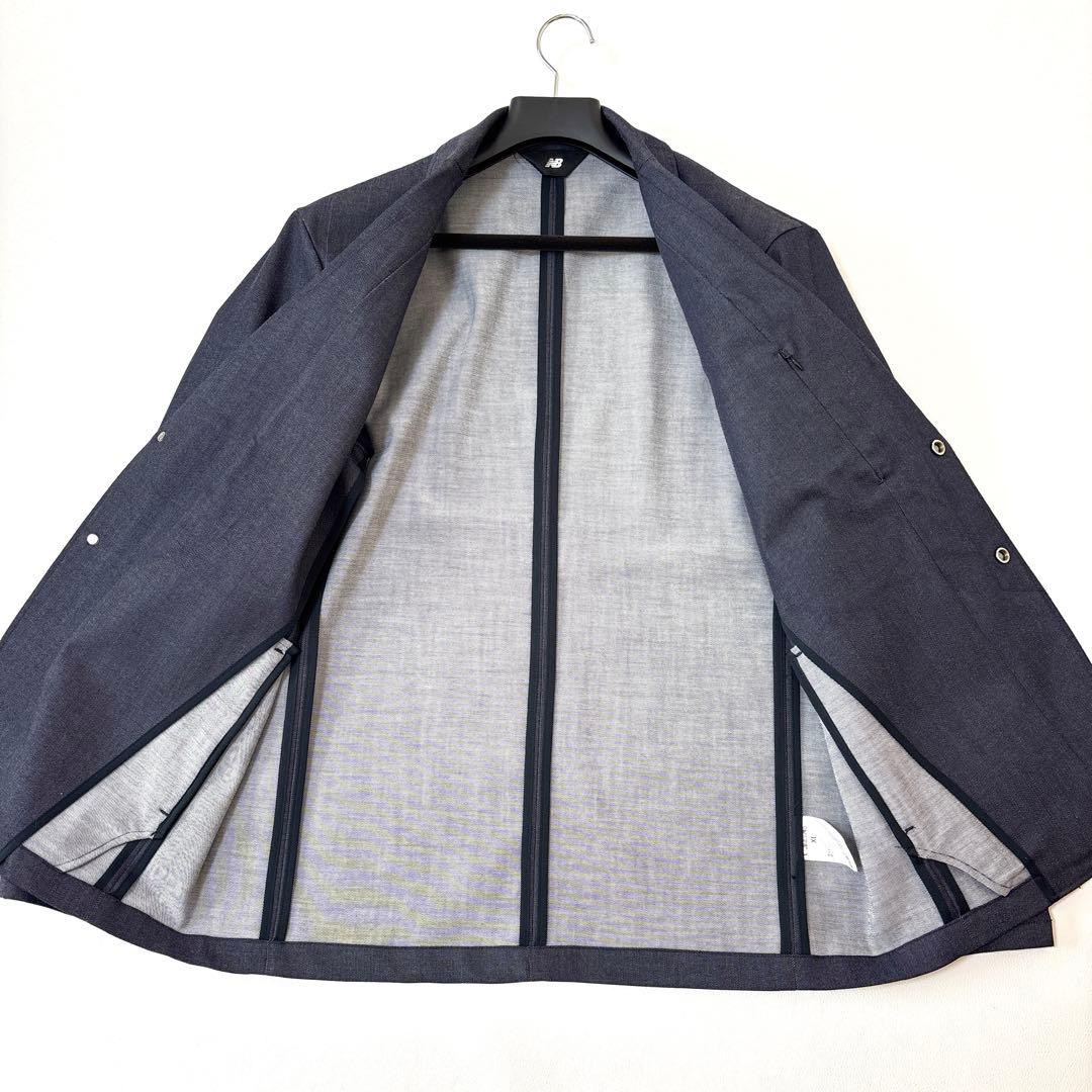 美品【XLサイズ】ニューバランス ジャケット MET24 Denim ストレッチ