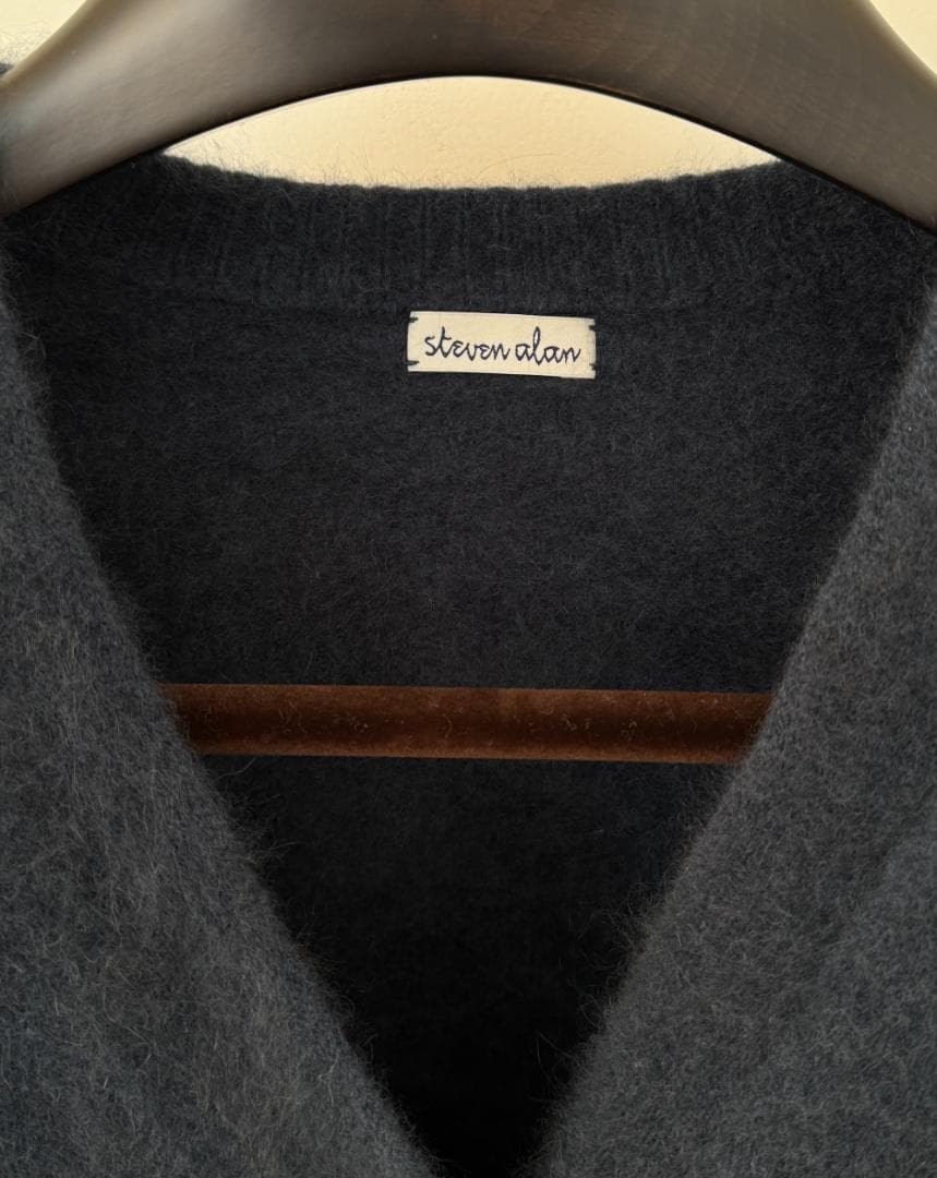 steven alan シャギーニット　ハミルトンラムズウール　カーディガン