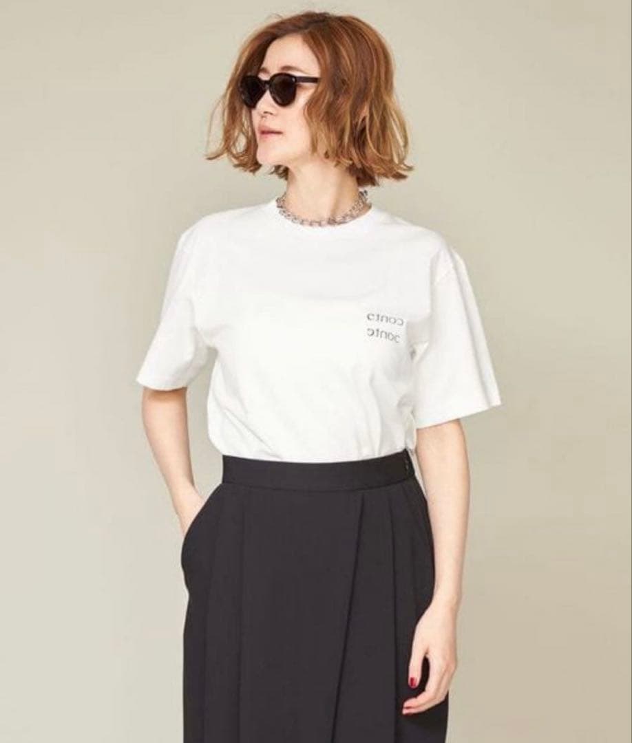 conte ＜blurhms for conte＞ プリント Tシャツ