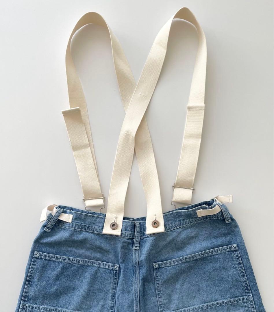 babyハピラキ様 サスペンダー付きデニムパンツ