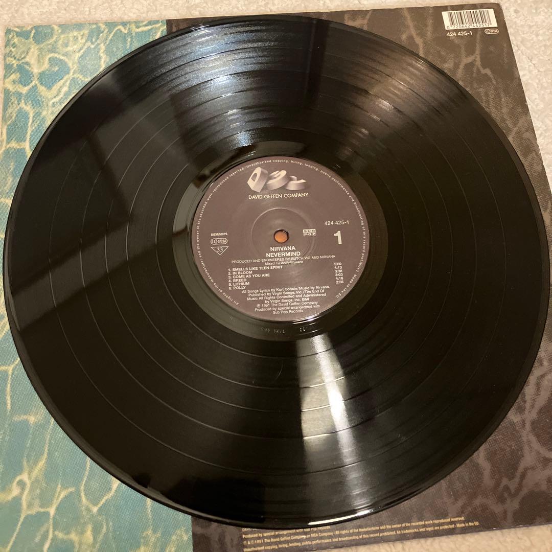 当時物　ニルヴァーナ ネヴァーマインド ／レコード EU盤