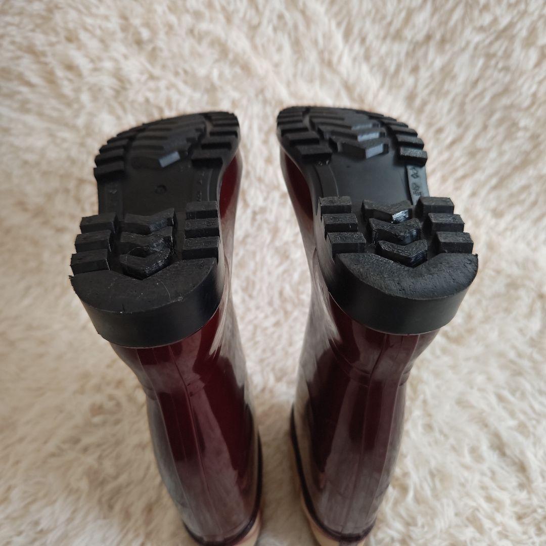 バーバリー BURBERRY ノバチェック レインブーツ 23.5cm 長靴
