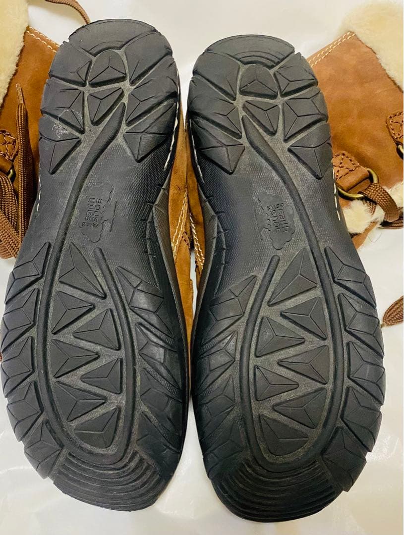 ❤️美品　KALSO EARTH　SHOE スエード　紐　ファーつき　24