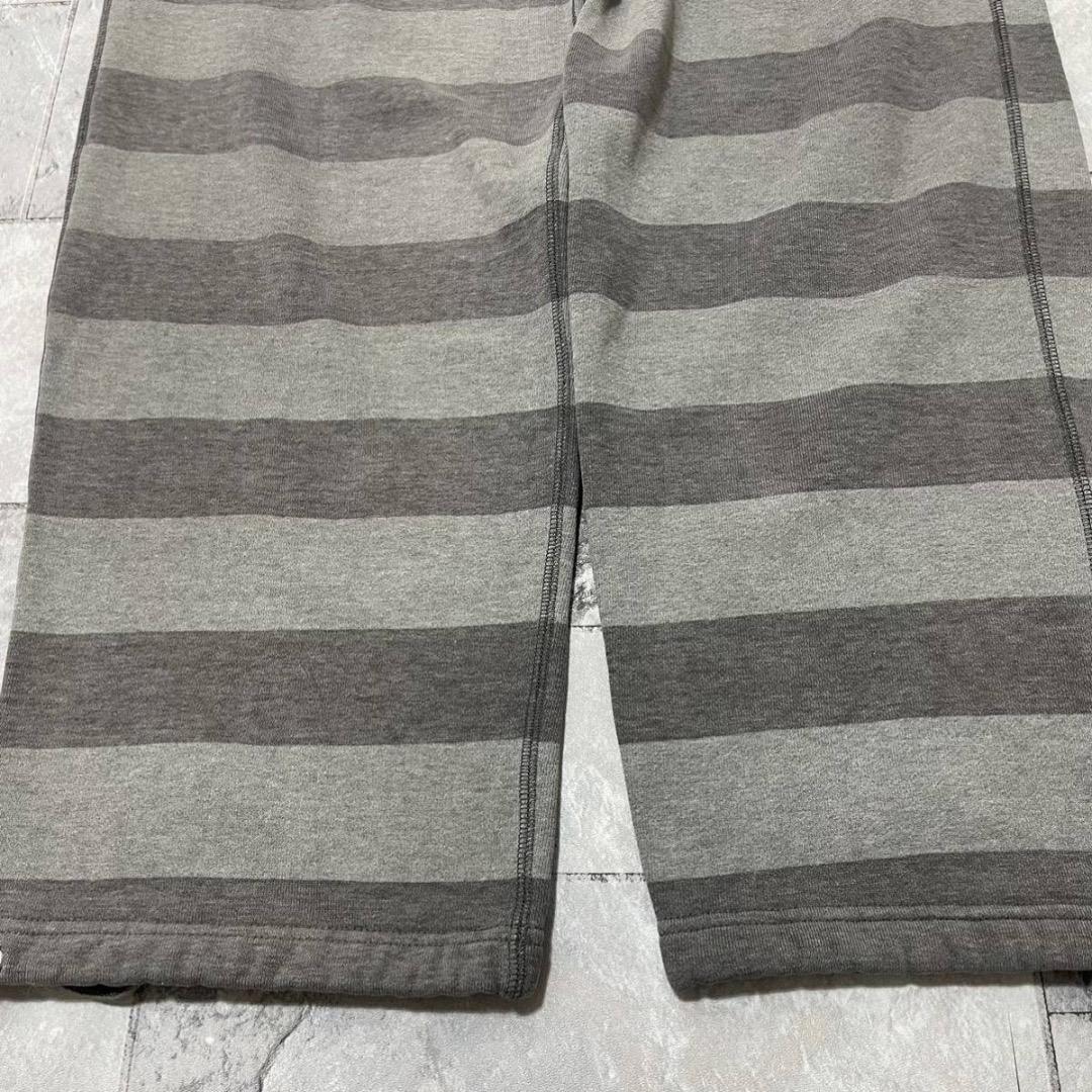 MADHECTIC sweat pants スウェット ボーダー 裾ドローコード