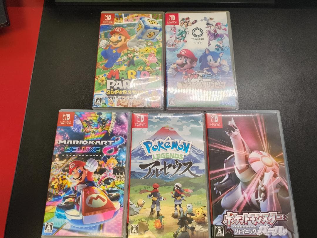 任天堂　Nintendo Switch ソフト　５点 まとめ売り