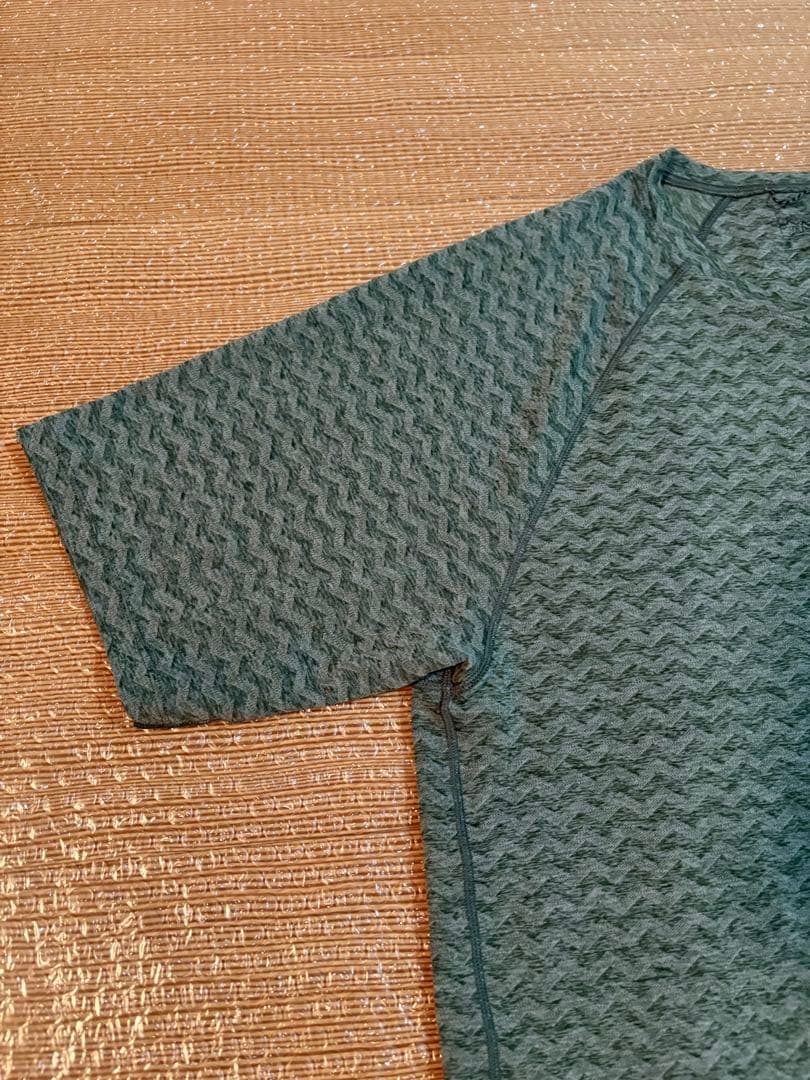 パタゴニア リッジフローシャツ M 美品 グリーン系カラー