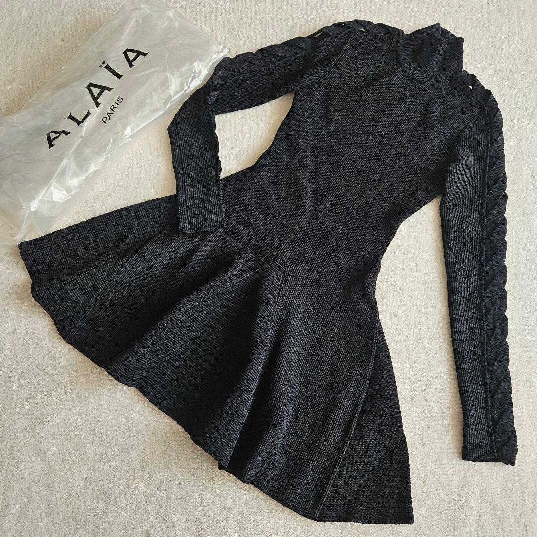 新品未使用★アライア ALAÏA ブラックドレス ワンピース