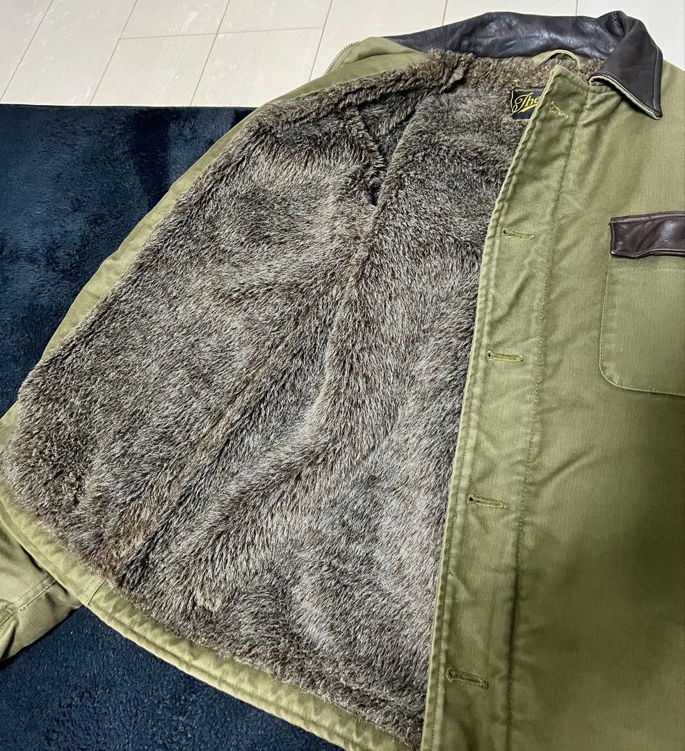 【極上品】CALEE キャリー デッキジャケット オリーブ色