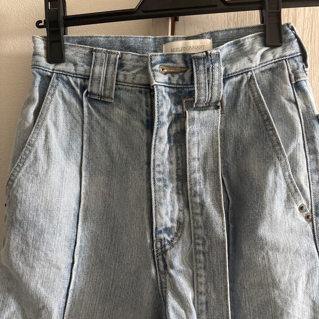 MIELI INVARIANT ICE Bleach denim 再販