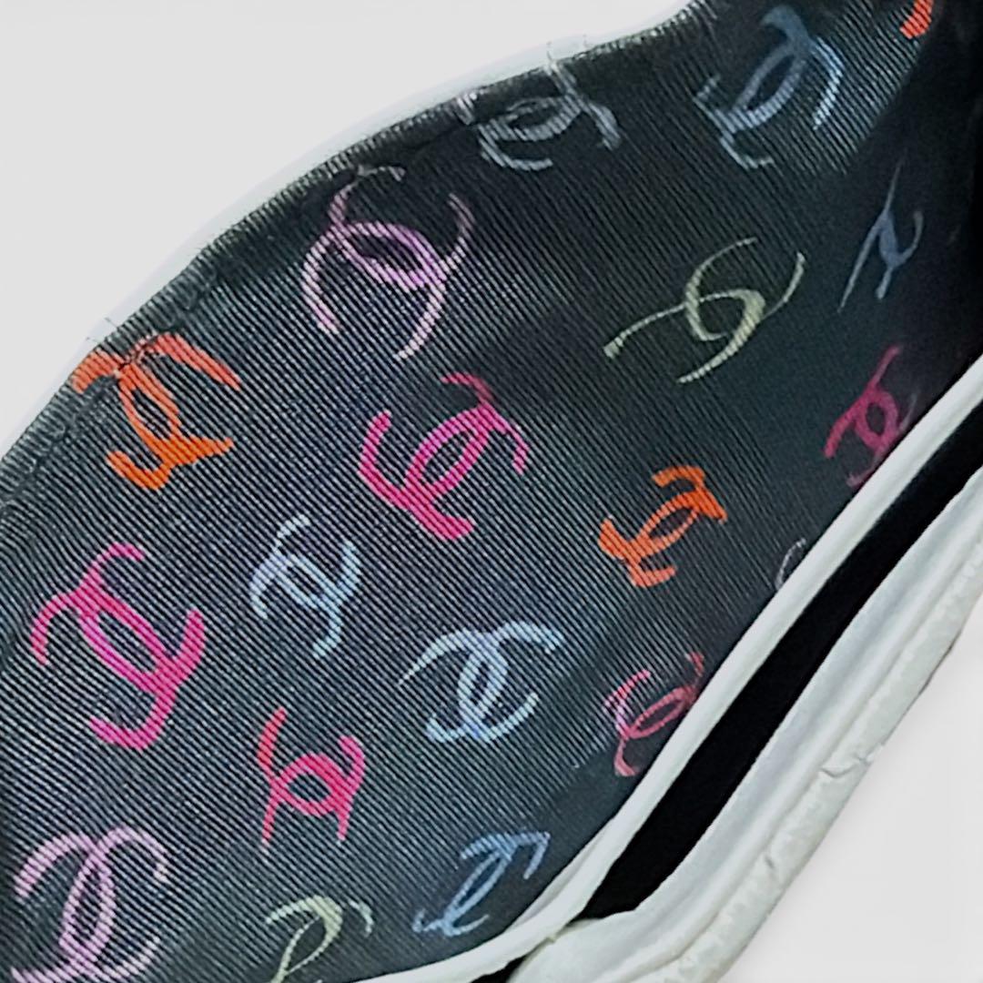 【CHANEL】シャネル三つ折り財布☆ホワイト☆限定☆内側デザインが可愛い