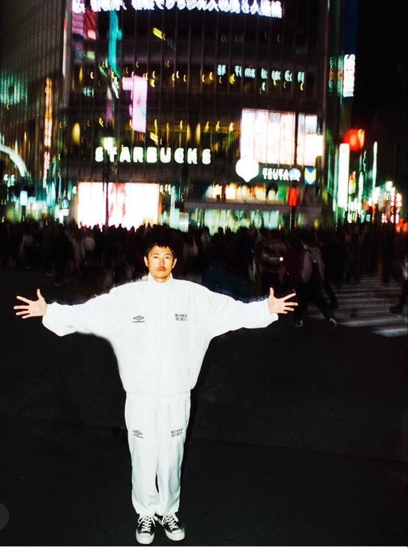 UMBRO/WACKO MARIA ナイロン トラックパンツ
