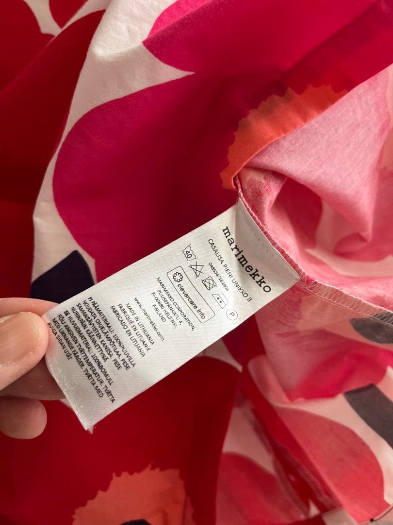 ✨美品✨marimekko Unikko 7部丈カットソー