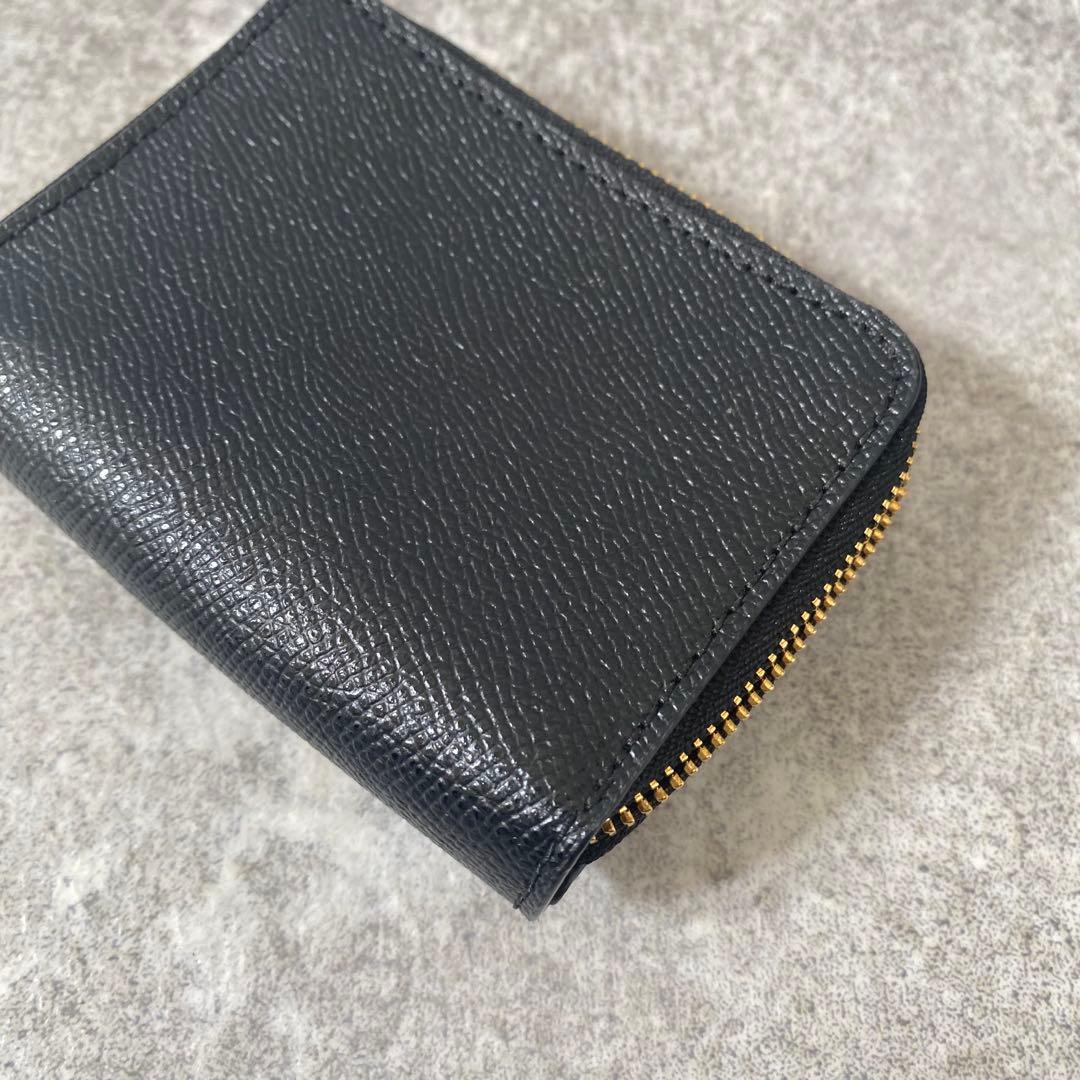 新品未使用　コーチ　スモール トライフォールド ウォレット ミニ財布　ブラック