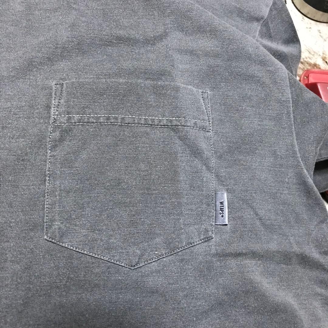 ［完売／希少モデル］未使用《★ WTAPS ★》胸ポケピグメントTシャツ L