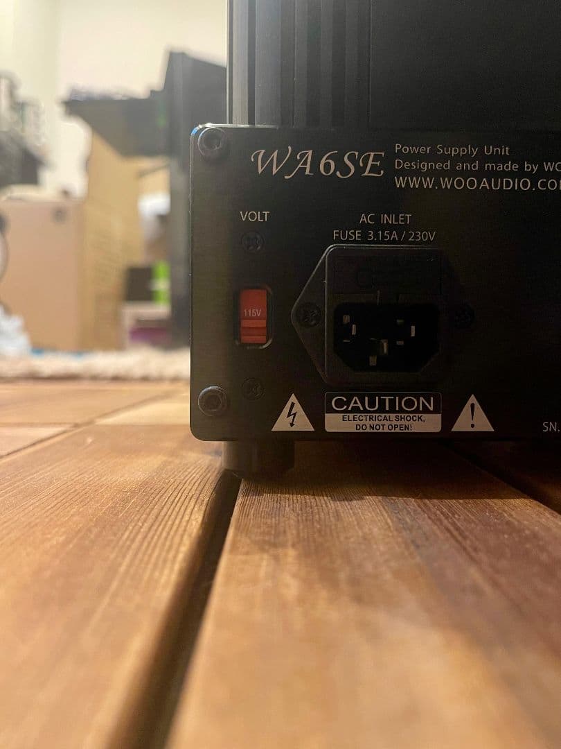 真空管アンプ WOO AUDIO WA6SE ブラック