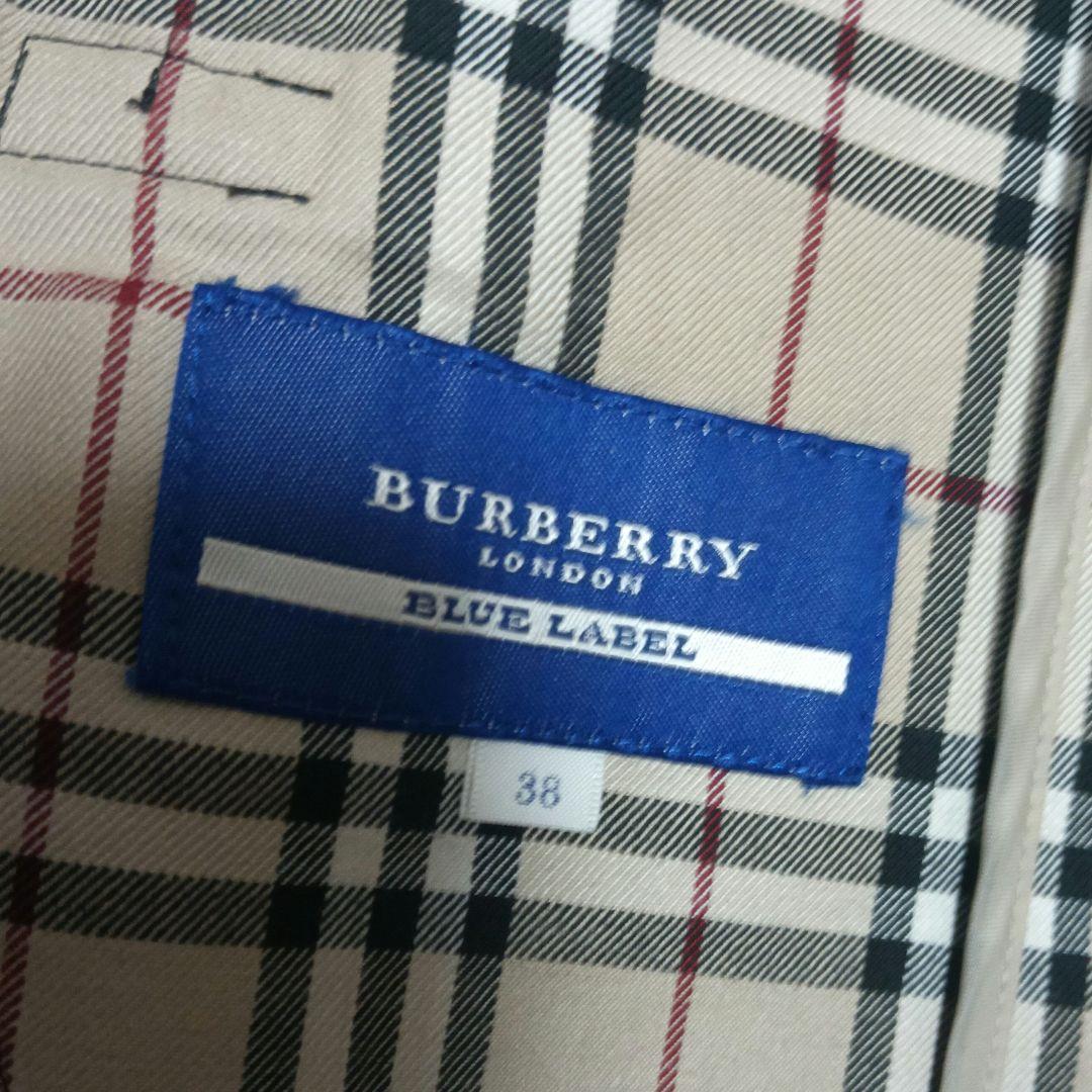 希少✨BURBERRY ブルーレーベル ノバチェック ブラック ジャケットコート