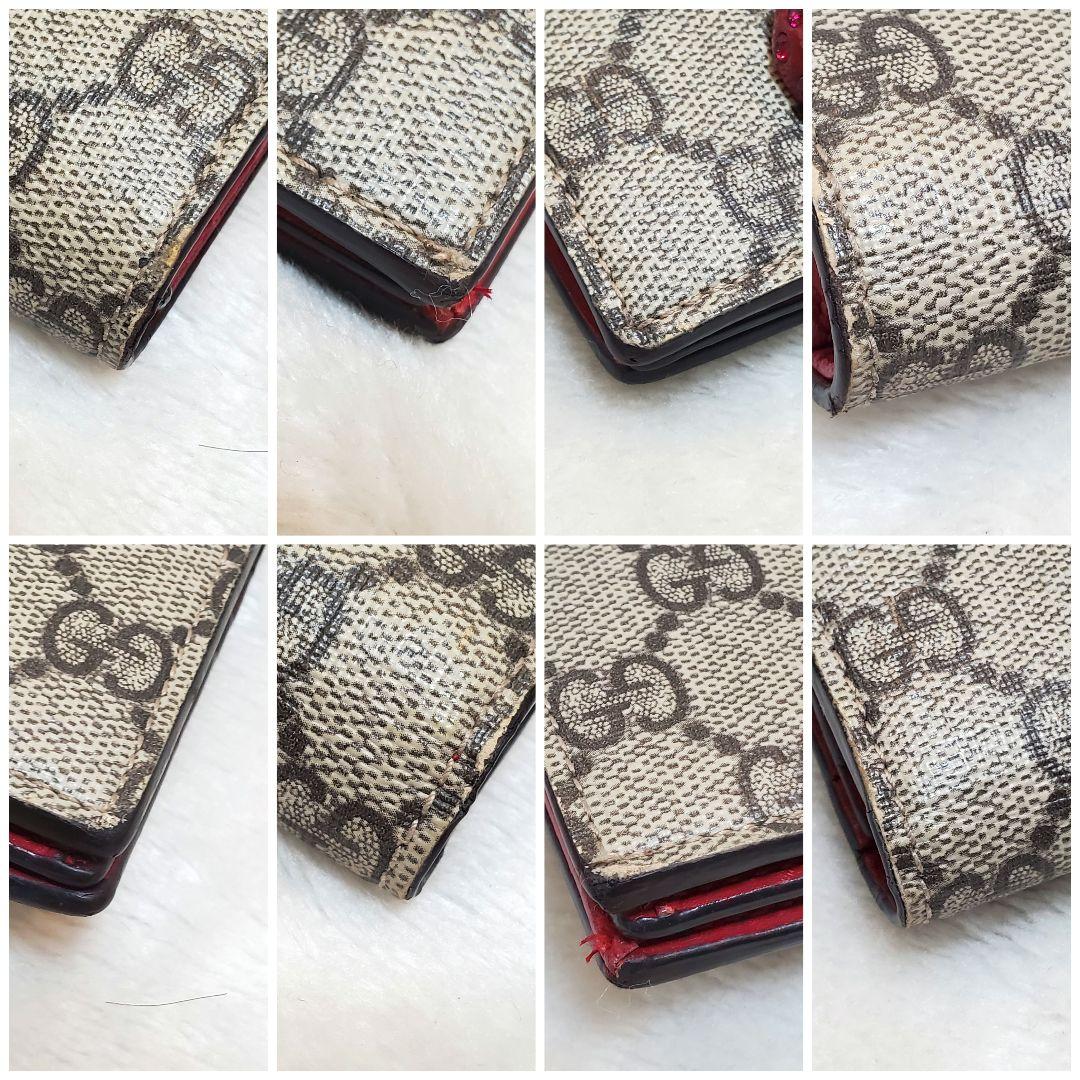 極美品 希少 GUCCI　さくらんぼ　GGスプリーム　レザー　チェリー