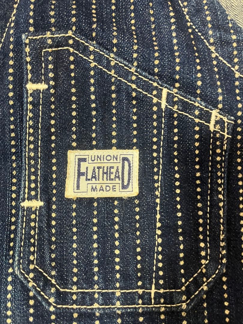 THE FLAT HEAD. 38インチ　デニムベスト