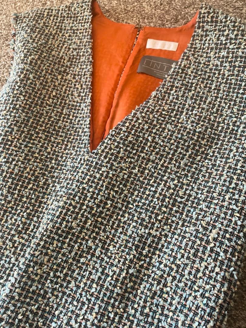 ☆トゥモローランド　コレクション　LINTON ツイード　ワンピース　イタリア
