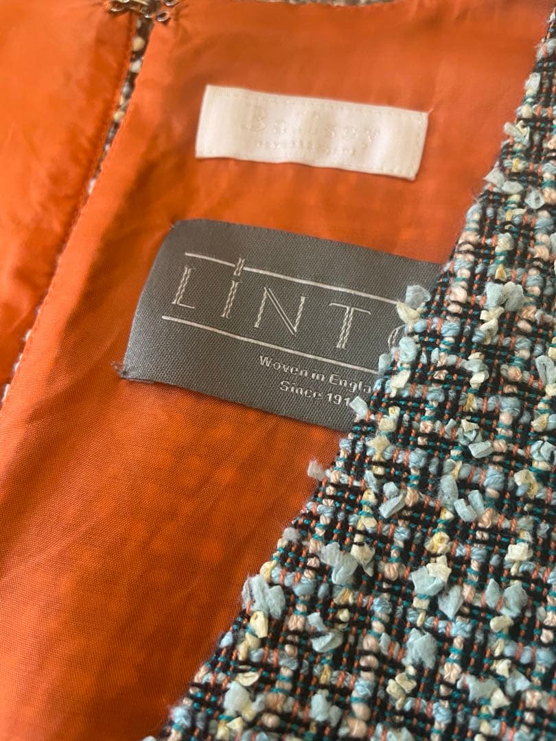 ☆トゥモローランド　コレクション　LINTON ツイード　ワンピース　イタリア