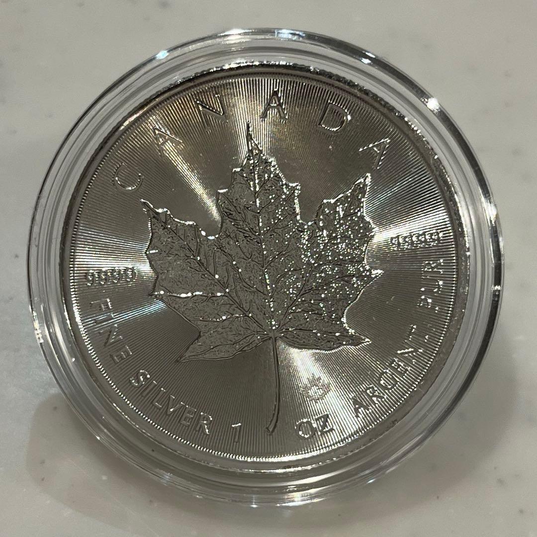 カナダ メイプルリーフ銀貨1オンス 2023年