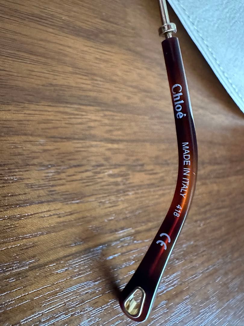 Chloé オクタゴナルサングラス ブラウン