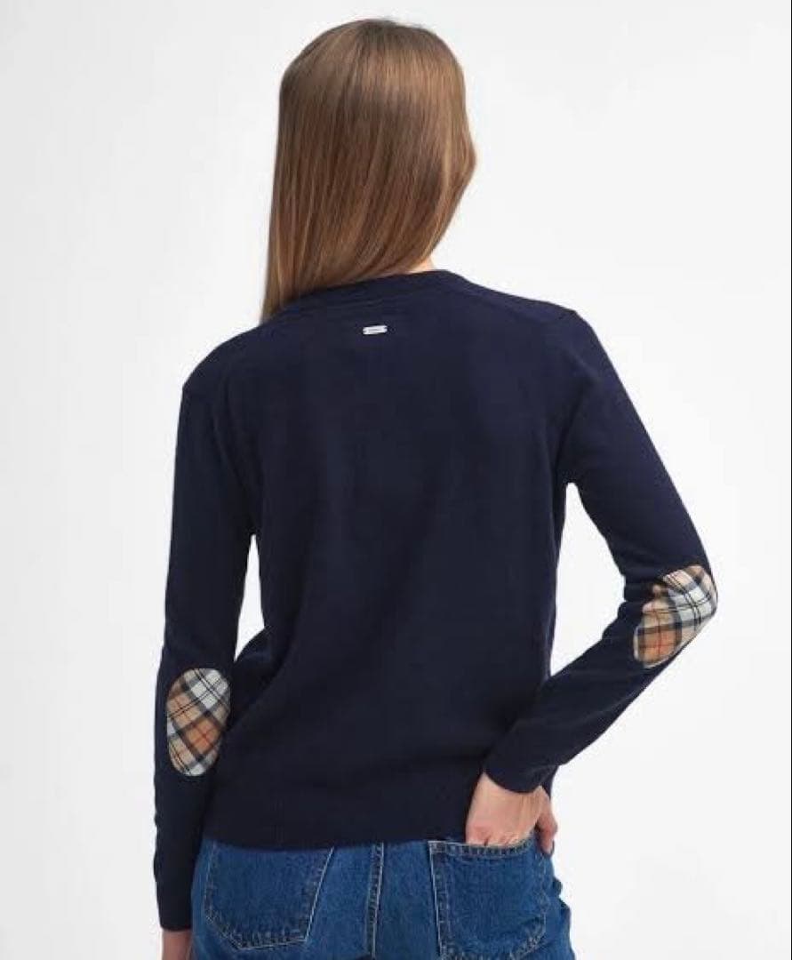 Barbour バブアー　カーディガン Pendle cardigan 紺