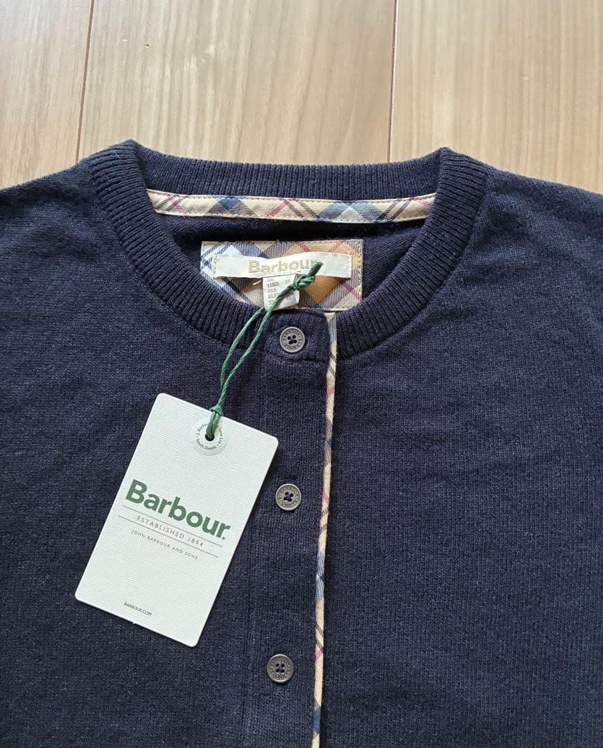 Barbour バブアー　カーディガン Pendle cardigan 紺