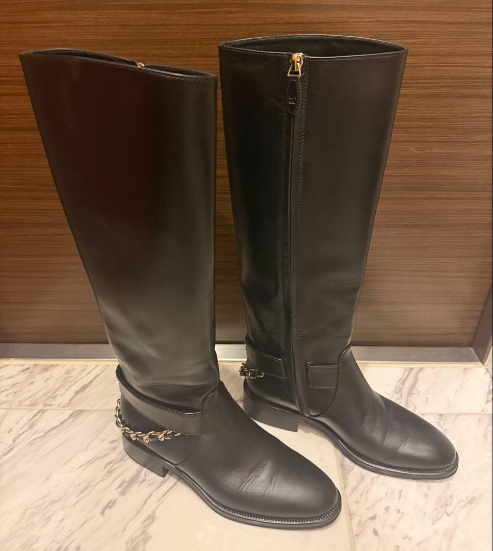 Chanel シャネル　ロングブーツ 37