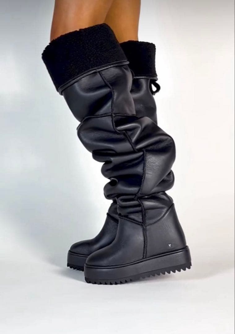 靴 YELLO JACOB LOOSE FIT LONG BOOTS sizeXL