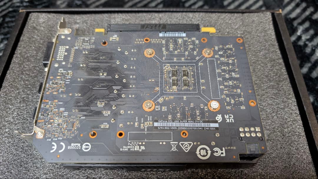 グラフィックボード・グラボ・ビデオカード MSI GTX1660Super AERO ITX 6GB