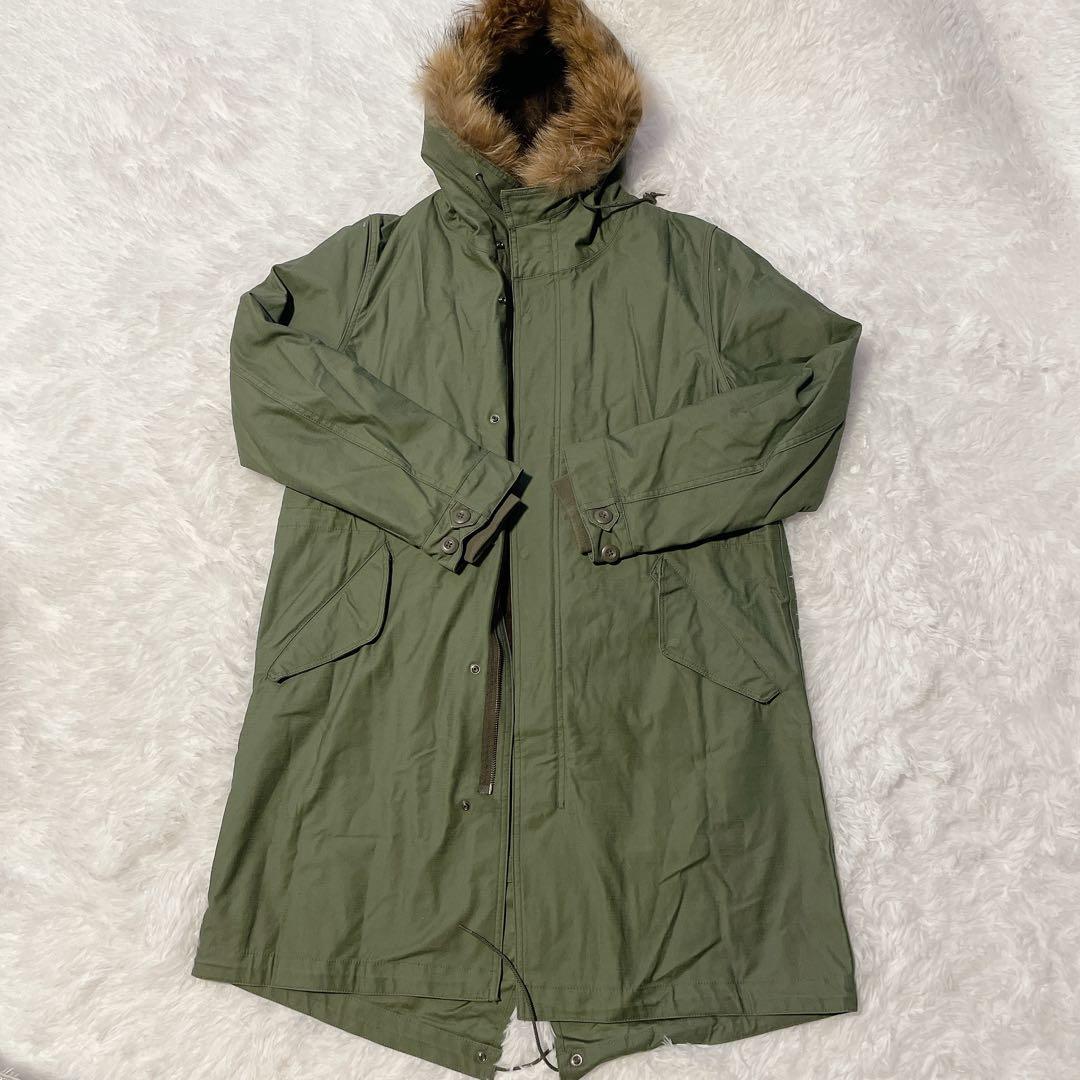★美品★ RAGE BLUE レイジブルー　モッズコート　カーキ　L
