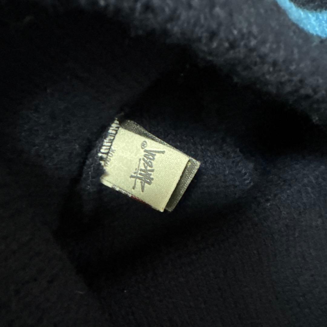 ★美品★ STÜSSY ニット帽 ネイビー　ビーニー