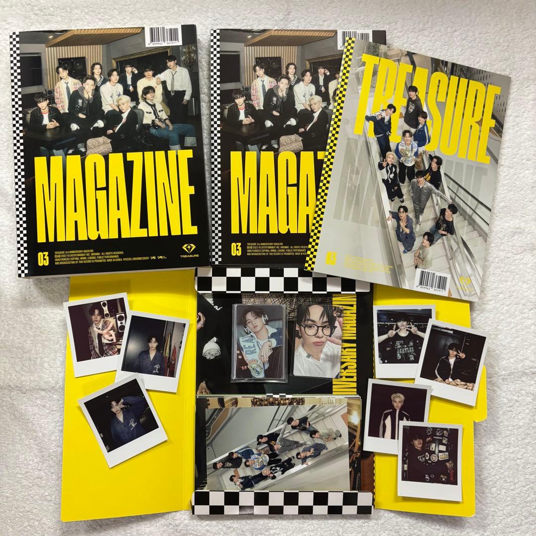 TREASURE anniversary magagine アサヒchuトレカ付