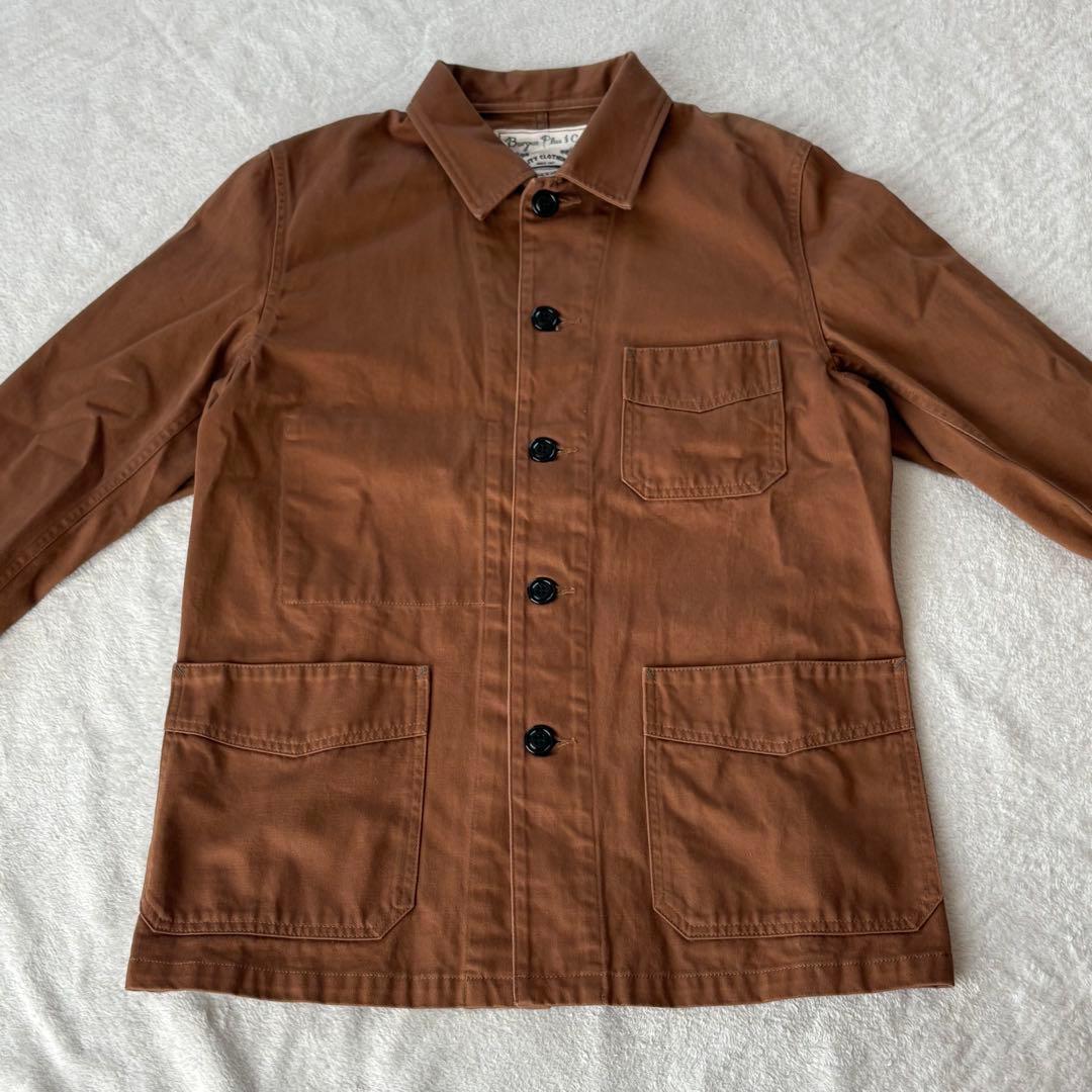 状態良好！Burgus Plus カバーオール 38(M) 日本製 ヒノヤ