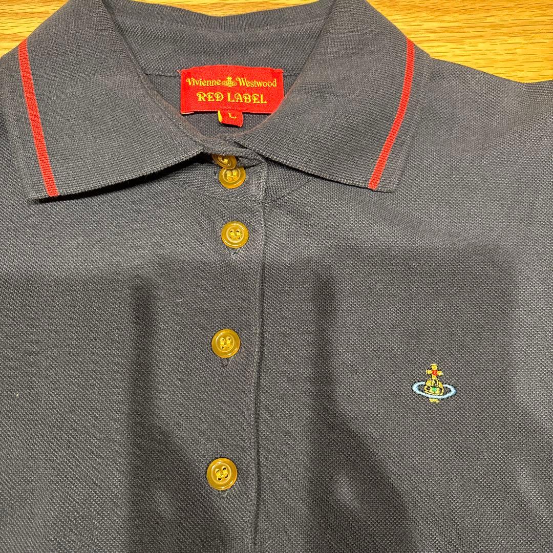 Vivienne Westwood Red Labelネイビー ポロシャツ 半袖